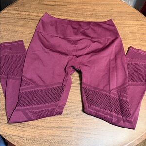 Fabletics Women's Burgundy Leggings